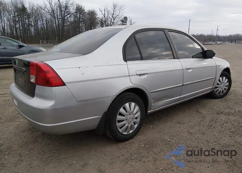 2002 Honda Civic Lx z USA, uszkodzony, nr VIN 1HGES16582L020265